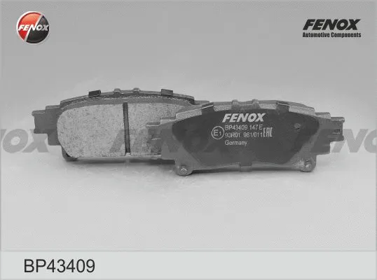 BP43409 FENOX Комплект тормозных колодок, дисковый тормоз (фото 1)