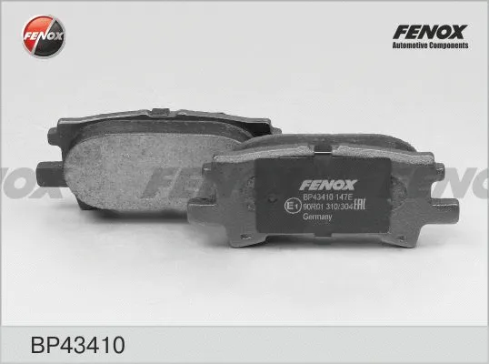 BP43410 FENOX Комплект тормозных колодок, дисковый тормоз (фото 1)