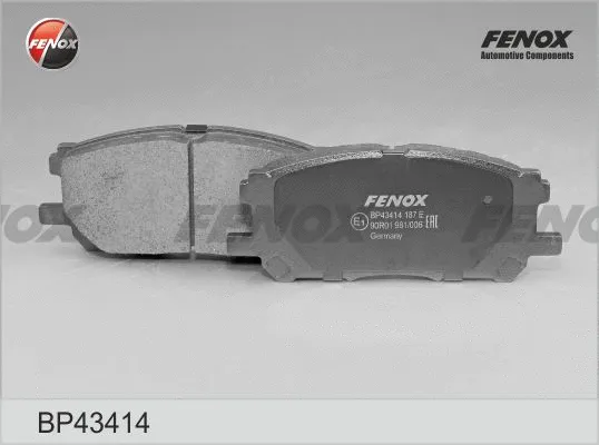 BP43414 FENOX Комплект тормозных колодок, дисковый тормоз (фото 1)