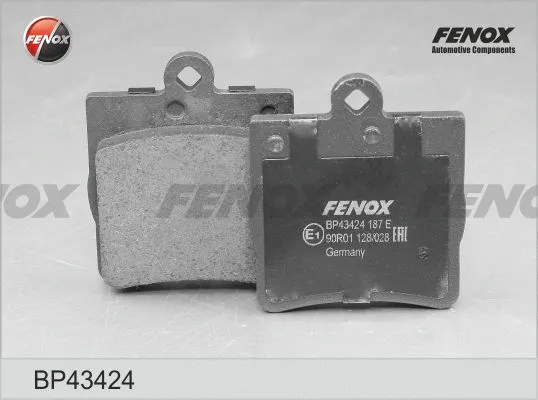 BP43424 FENOX Комплект тормозных колодок, дисковый тормоз (фото 1)