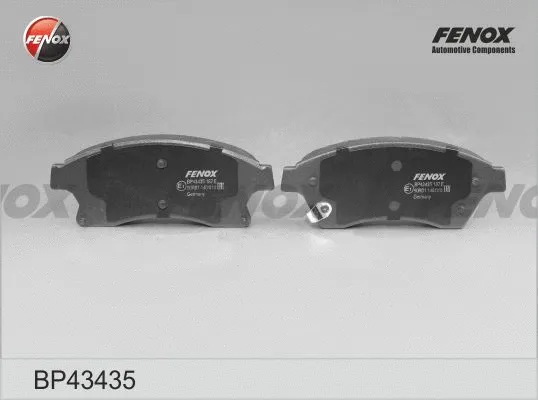 BP43435 FENOX Комплект тормозных колодок, дисковый тормоз (фото 1)