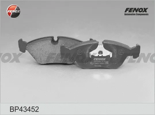 BP43452 FENOX Комплект тормозных колодок, дисковый тормоз (фото 2)