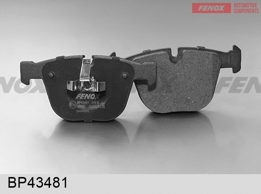 BP43481 FENOX Комплект тормозных колодок, дисковый тормоз (фото 1)