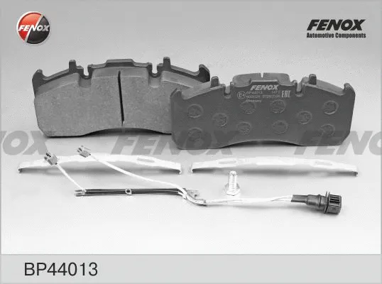 BP44013 FENOX Комплект тормозных колодок, дисковый тормоз (фото 1)