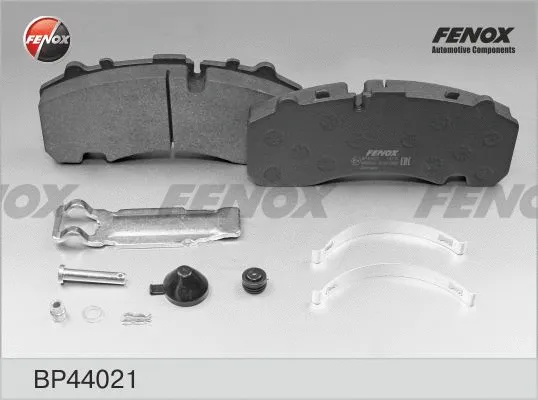 BP44021 FENOX Комплект тормозных колодок, дисковый тормоз (фото 1)