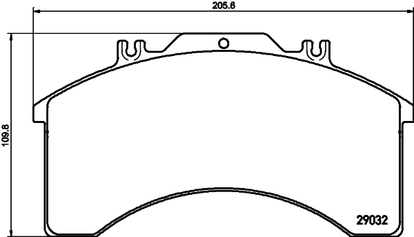 CVP014 DON Комплект тормозных колодок, дисковый тормоз (фото 1)