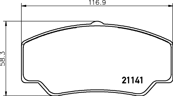 CVP052 DON Комплект тормозных колодок, дисковый тормоз (фото 1)