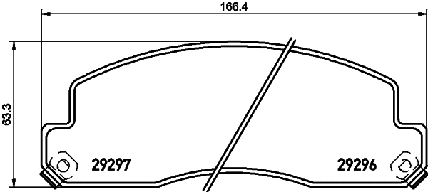 CVP109 DON Комплект тормозных колодок, дисковый тормоз (фото 1)