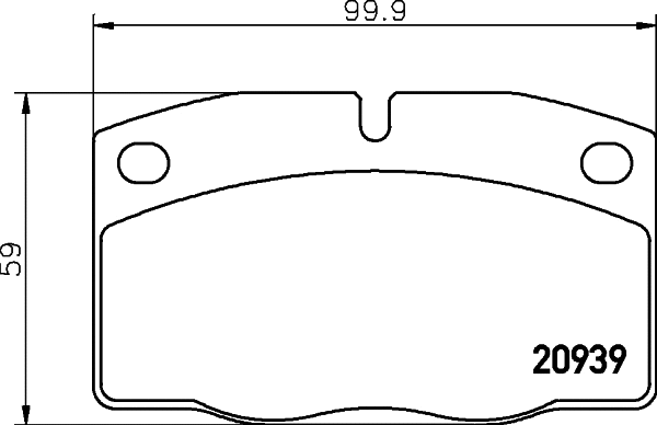 PCP1174 DON Комплект тормозных колодок, дисковый тормоз (фото 1)