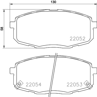 PCP1207 DON Комплект тормозных колодок, дисковый тормоз (фото 1)