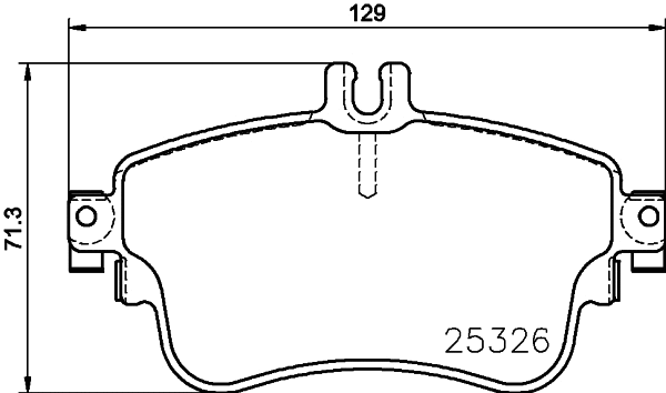 PCP1409 DON Комплект тормозных колодок, дисковый тормоз (фото 1)