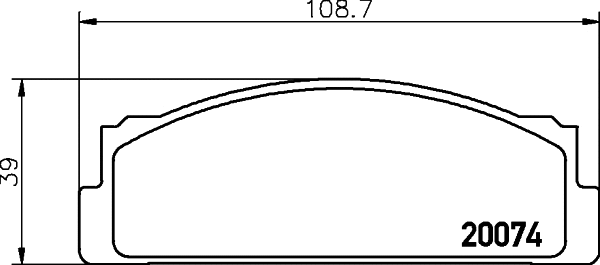 PCP1527 DON Комплект тормозных колодок, дисковый тормоз (фото 1)