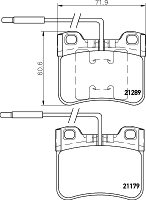 PCP1579 DON Комплект тормозных колодок, дисковый тормоз (фото 1)