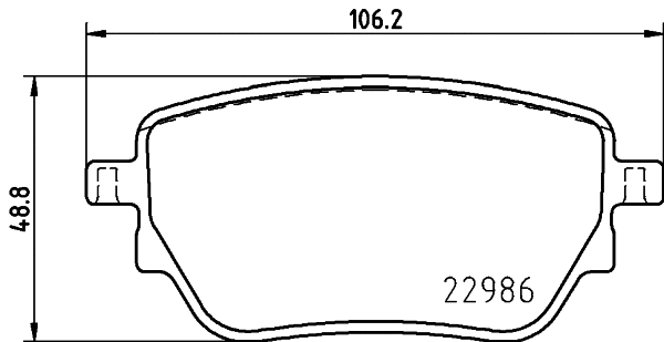PCP1717 DON Комплект тормозных колодок, дисковый тормоз (фото 1)