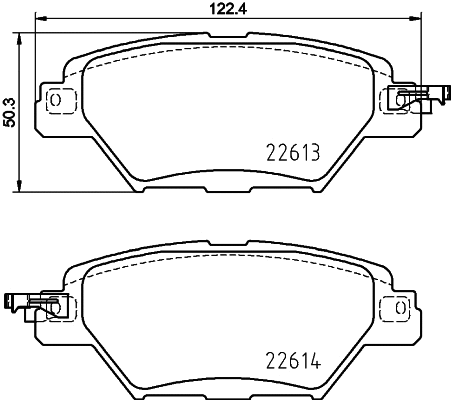 PCP1743 DON Комплект тормозных колодок, дисковый тормоз (фото 1)