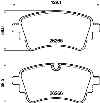 PCP2023 DON Комплект тормозных колодок, дисковый тормоз (фото 1)