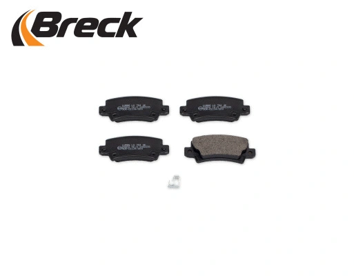23816 00 704 10 BRECK Комплект тормозных колодок, дисковый тормоз (фото 3)