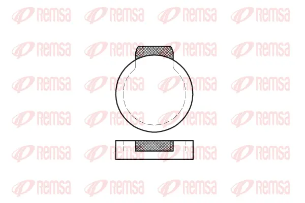 0087 00 KAWE Комплект тормозных колодок, дисковый тормоз (фото 1)