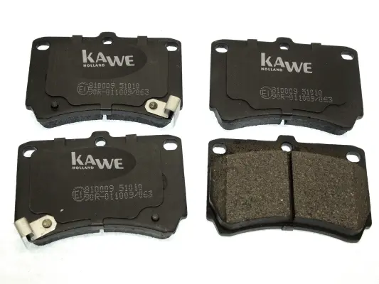 810009 KAWE Комплект тормозных колодок, дисковый тормоз (фото 1)