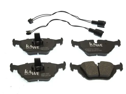 810014 KAWE Комплект тормозных колодок, дисковый тормоз (фото 1)