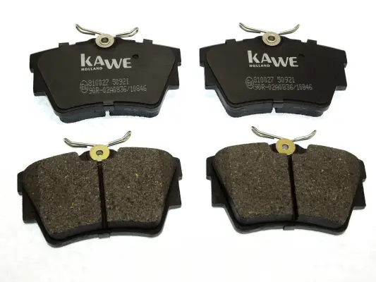 810027 KAWE Комплект тормозных колодок, дисковый тормоз (фото 1)