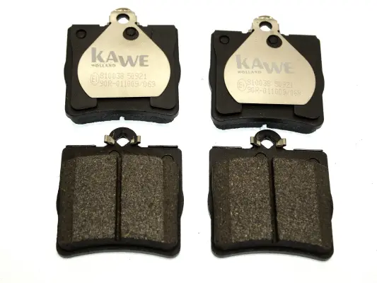 810038 KAWE Комплект тормозных колодок, дисковый тормоз (фото 1)