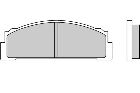 12-0001 E.T.F. Комплект тормозных колодок, дисковый тормоз (фото 1)