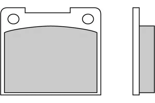 12-0019 E.T.F. Комплект тормозных колодок, дисковый тормоз (фото 1)