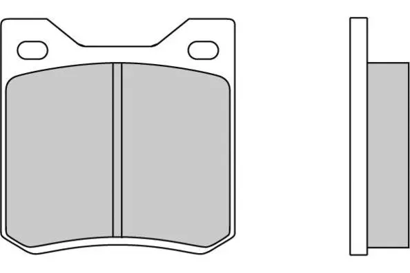 12-0050 E.T.F. Комплект тормозных колодок, дисковый тормоз (фото 1)