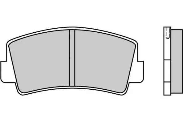 12-0075 E.T.F. Комплект тормозных колодок, дисковый тормоз (фото 1)