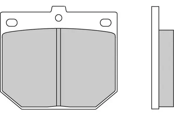 12-0078 E.T.F. Комплект тормозных колодок, дисковый тормоз (фото 1)