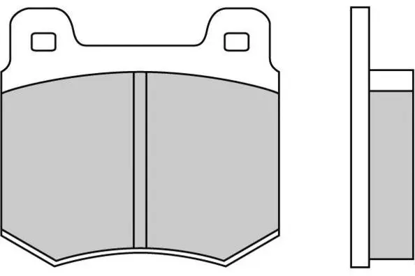 12-0084 E.T.F. Комплект тормозных колодок, дисковый тормоз (фото 1)