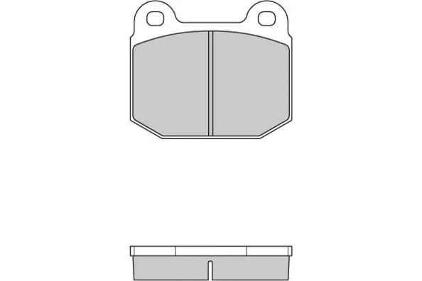 12-0085 E.T.F. Комплект тормозных колодок, дисковый тормоз (фото 1)
