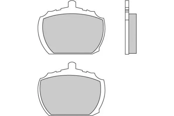 12-0102 E.T.F. Комплект тормозных колодок, дисковый тормоз (фото 1)