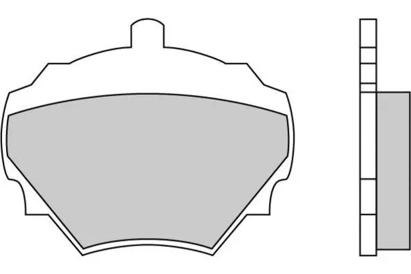 12-0103 E.T.F. Комплект тормозных колодок, дисковый тормоз (фото 1)