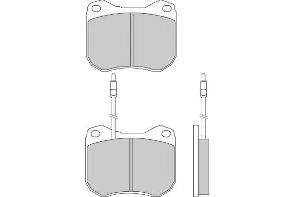 12-0118 E.T.F. Комплект тормозных колодок, дисковый тормоз (фото 1)