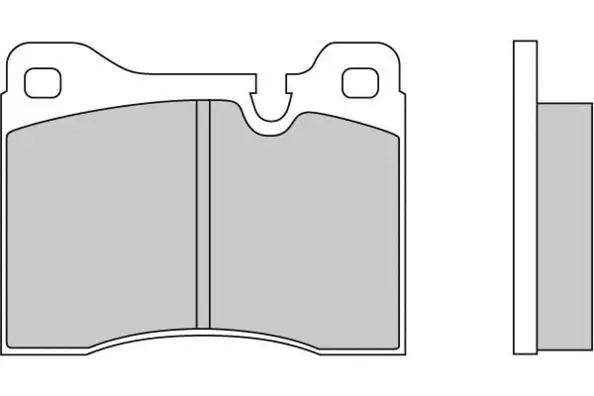 12-0125 E.T.F. Комплект тормозных колодок, дисковый тормоз (фото 1)