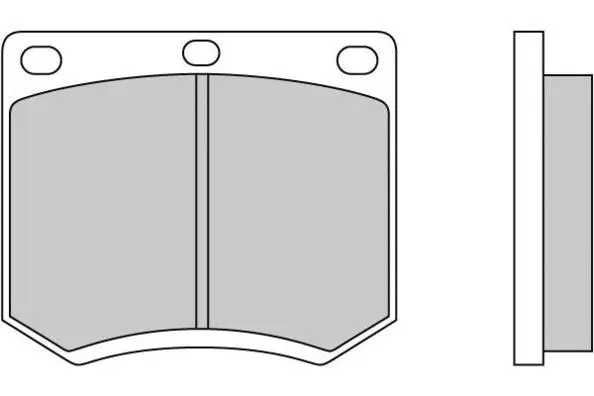 12-0139 E.T.F. Комплект тормозных колодок, дисковый тормоз (фото 1)