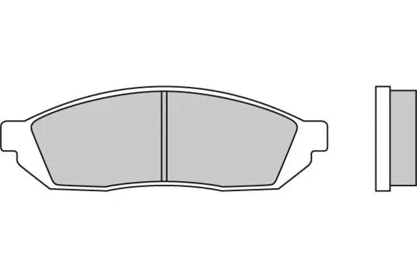 12-0176 E.T.F. Комплект тормозных колодок, дисковый тормоз (фото 1)