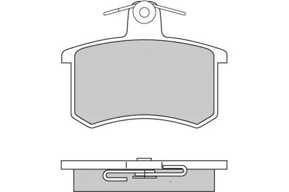 12-0187 E.T.F. Комплект тормозных колодок, дисковый тормоз (фото 1)