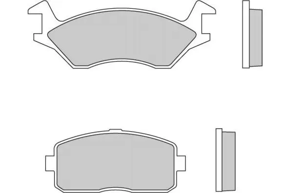 12-0189 E.T.F. Комплект тормозных колодок, дисковый тормоз (фото 1)