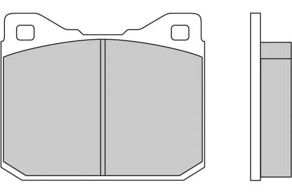 12-0197 E.T.F. Комплект тормозных колодок, дисковый тормоз (фото 1)