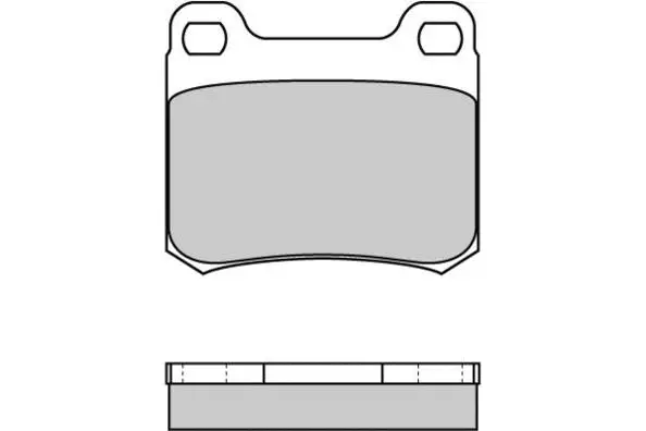 12-0227 E.T.F. Комплект тормозных колодок, дисковый тормоз (фото 1)