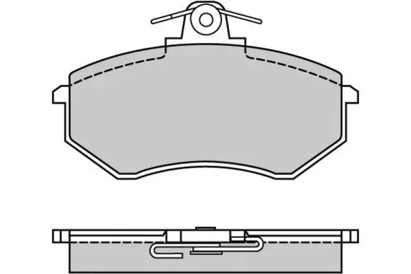 12-0287 E.T.F. Комплект тормозных колодок, дисковый тормоз (фото 1)