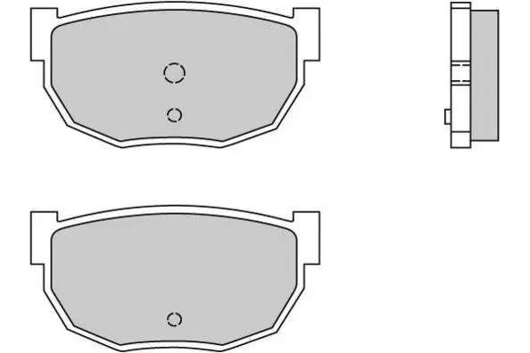 12-0304 E.T.F. Комплект тормозных колодок, дисковый тормоз (фото 1)