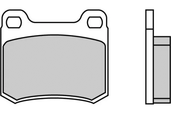 12-0314 E.T.F. Комплект тормозных колодок, дисковый тормоз (фото 1)