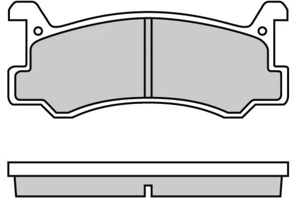 12-0328 E.T.F. Комплект тормозных колодок, дисковый тормоз (фото 1)