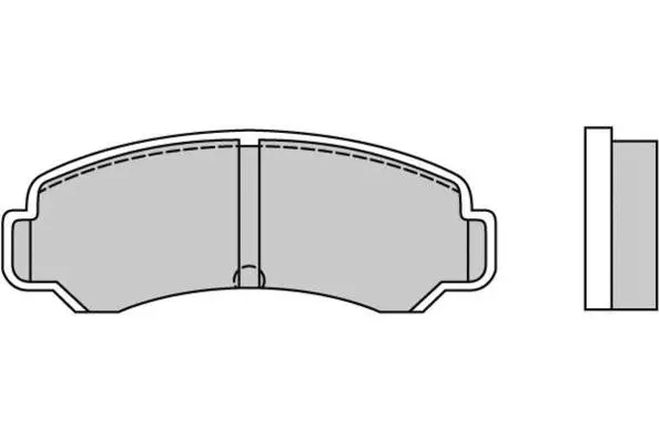 12-0359 E.T.F. Комплект тормозных колодок, дисковый тормоз (фото 1)