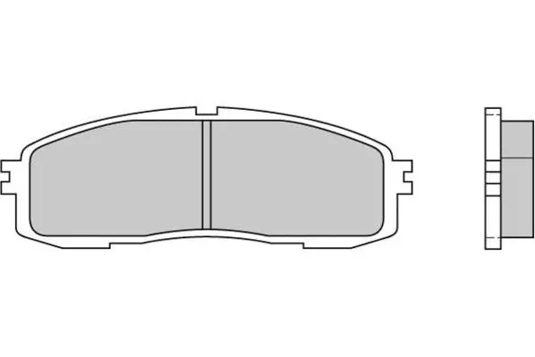12-0362 E.T.F. Комплект тормозных колодок, дисковый тормоз (фото 1)