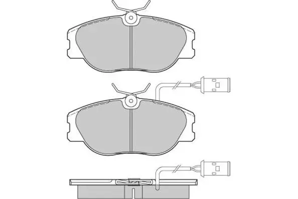 12-0374 E.T.F. Комплект тормозных колодок, дисковый тормоз (фото 1)